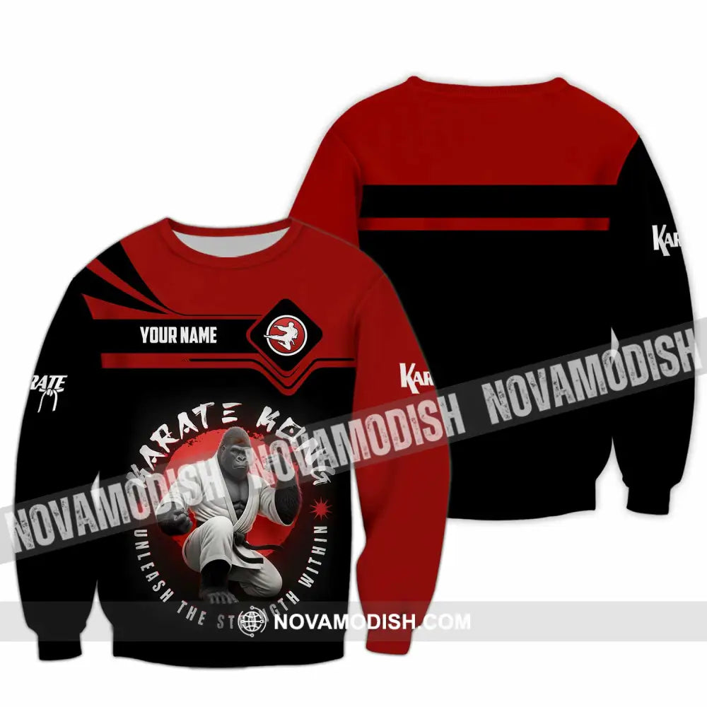 Unisex Shirt - Custom Karate Shirt Long Sleeve / S T-shirt