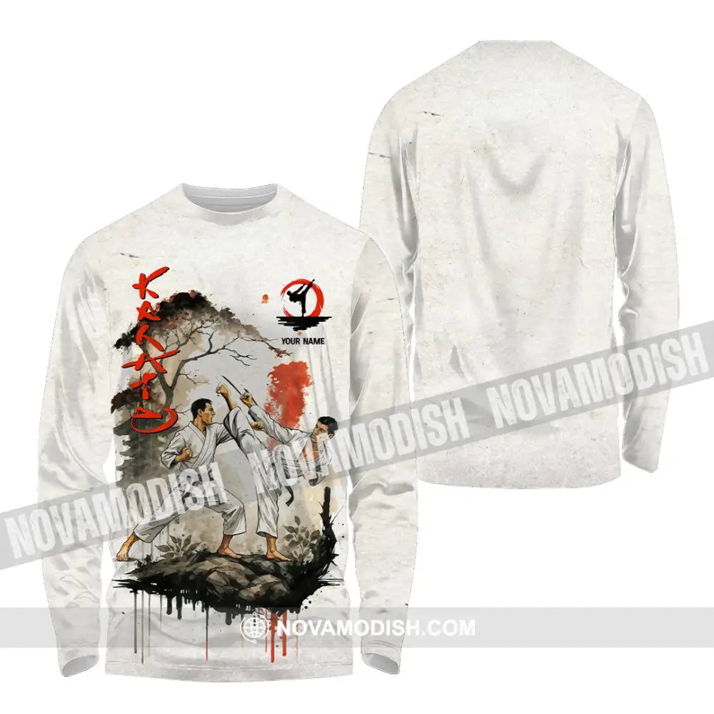 Unisex Shirt - Custom Karate Shirt Long Sleeve Shirt / S T-shirt