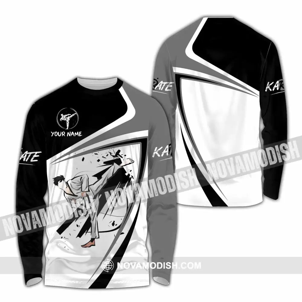 Unisex Shirt - Custom Karate Shirt Long Sleeve Shirt / S T-shirt