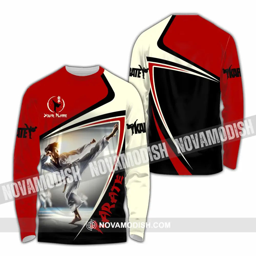 Unisex Shirt - Custom Karate Shirt Long Sleeve Shirt / S T-shirt