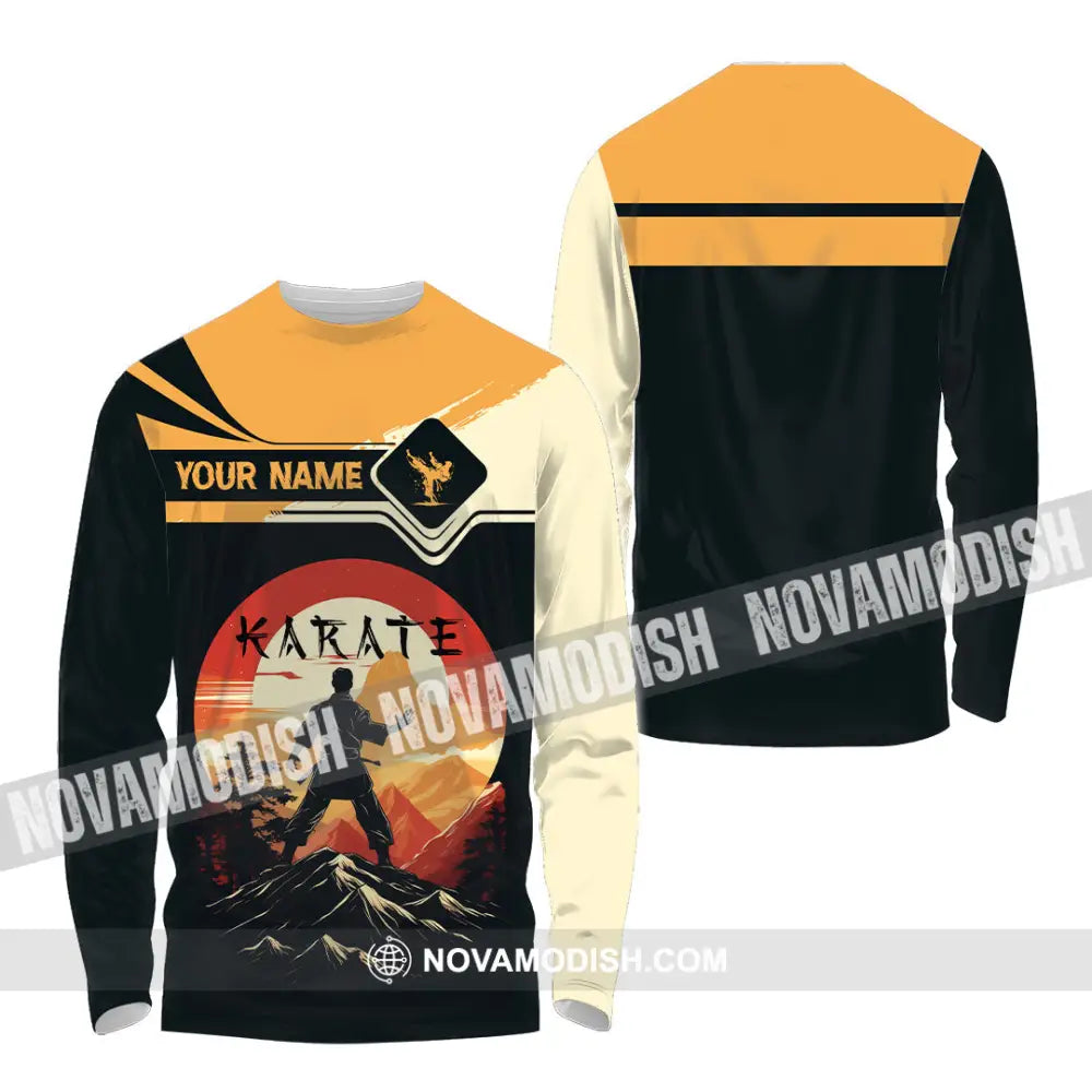 Unisex Shirt - Custom Karate Shirt Long Sleeve Shirt / S T-shirt