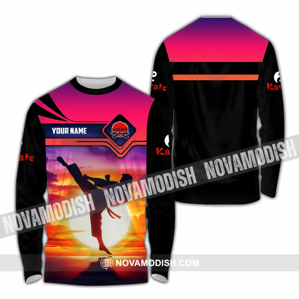 Unisex Shirt - Custom Karate Shirt Long Sleeve Shirt / S T-shirt