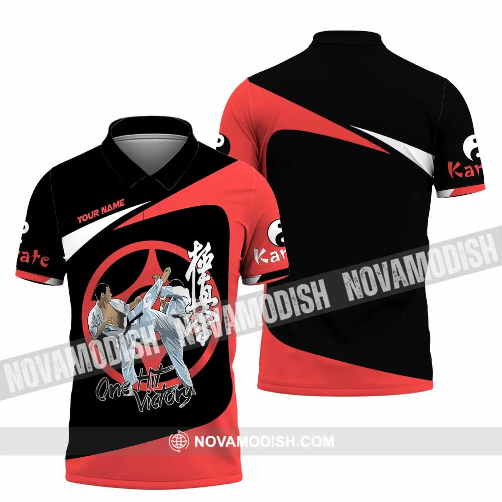 Unisex Shirt - Custom Karate One Hit Victory Shirt Polo Shirt / S T-shirt