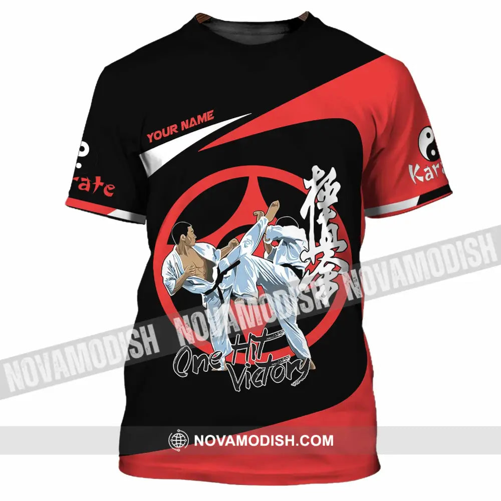 Unisex Shirt - Custom Karate One Hit Victory Shirt T-Shirt / S T-shirt