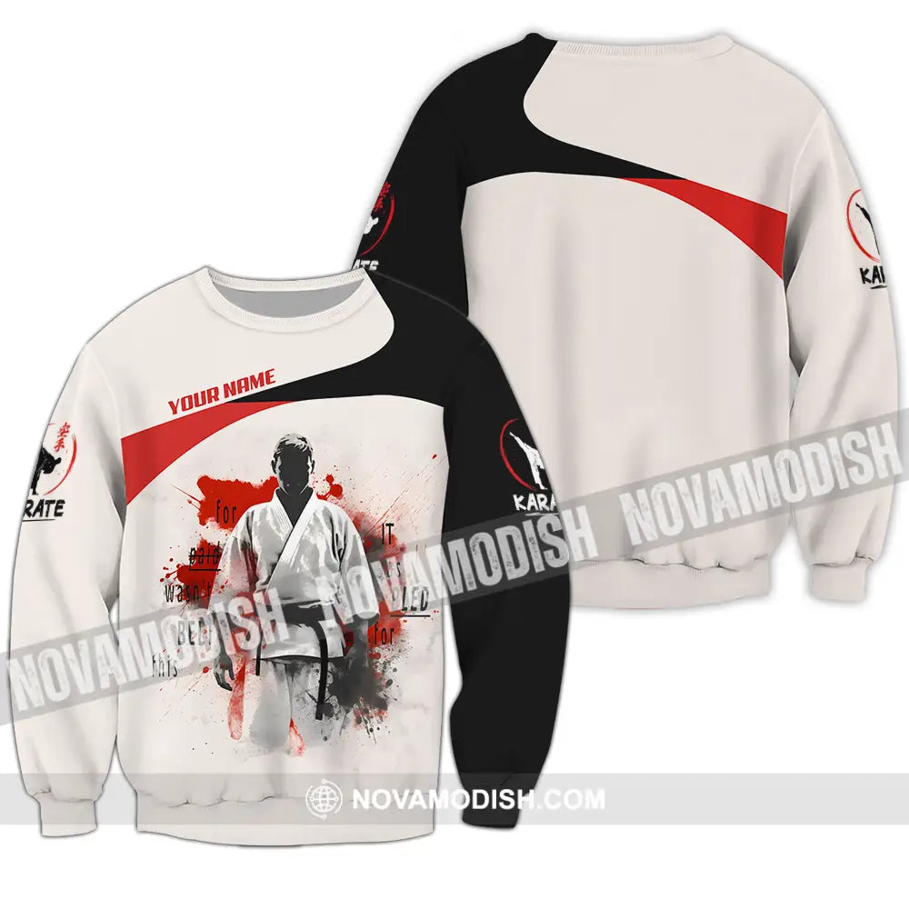 Unisex Shirt - Custom Karate Player Shirt Long Sleeve / S T-shirt