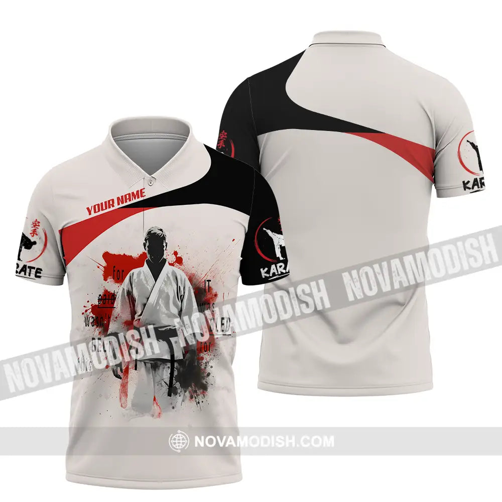 Unisex Shirt - Custom Karate Player Shirt Polo Shirt / S T-shirt