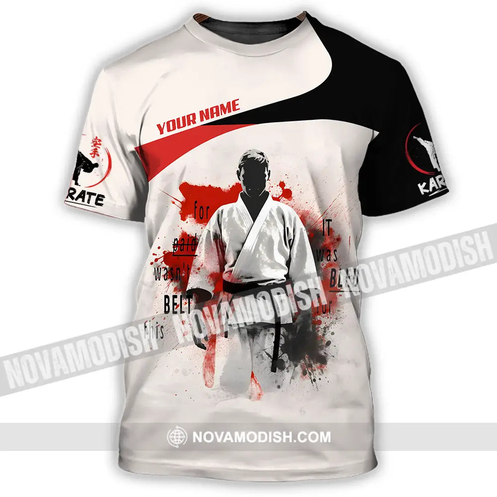 Unisex Shirt - Custom Karate Player Shirt T-Shirt / S T-shirt