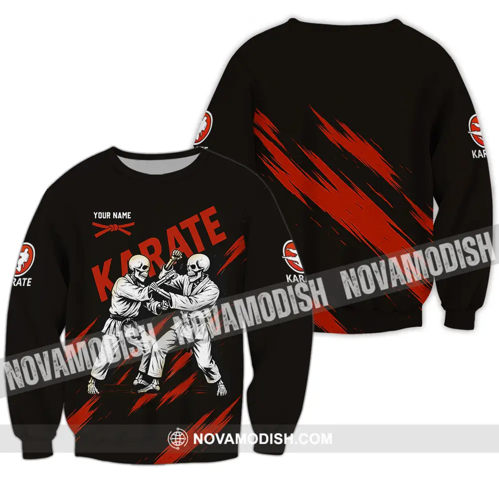Unisex Shirt - Custom Karate Sport Shirt Long Sleeve / S T-shirt