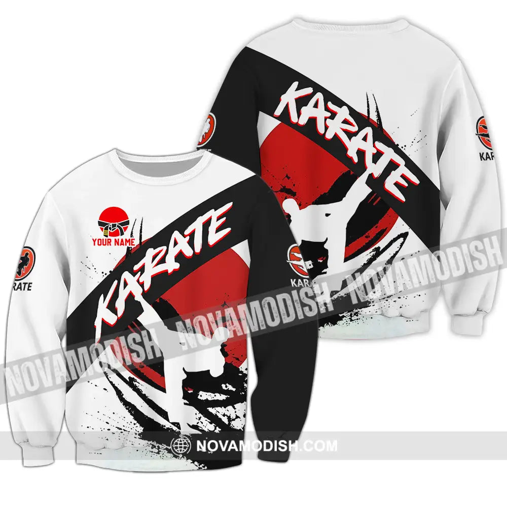 Unisex Shirt - Custom Karate Sport Shirt Long Sleeve / S T-shirt