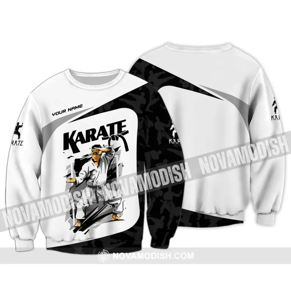 Unisex Shirt - Custom Karate Sport Shirt Long Sleeve / S T-shirt