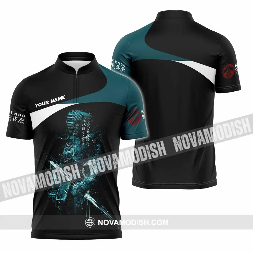 Unisex Shirt - Custom Kendo Shirt Zipper Polo Shirt / S T-shirt