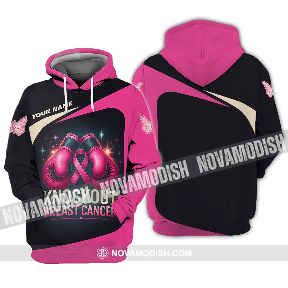 Unisex Shirt - Custom Knock Out Breast Cancer Shirt Hoodie / S T-shirt