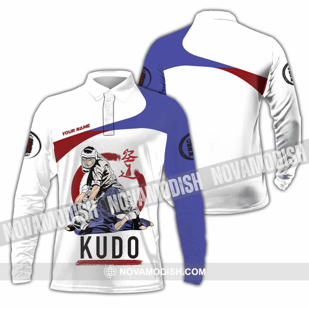 Unisex Shirt - Custom Kudo Lover Sport Shirt Long Sleeve Polo / S T-shirt