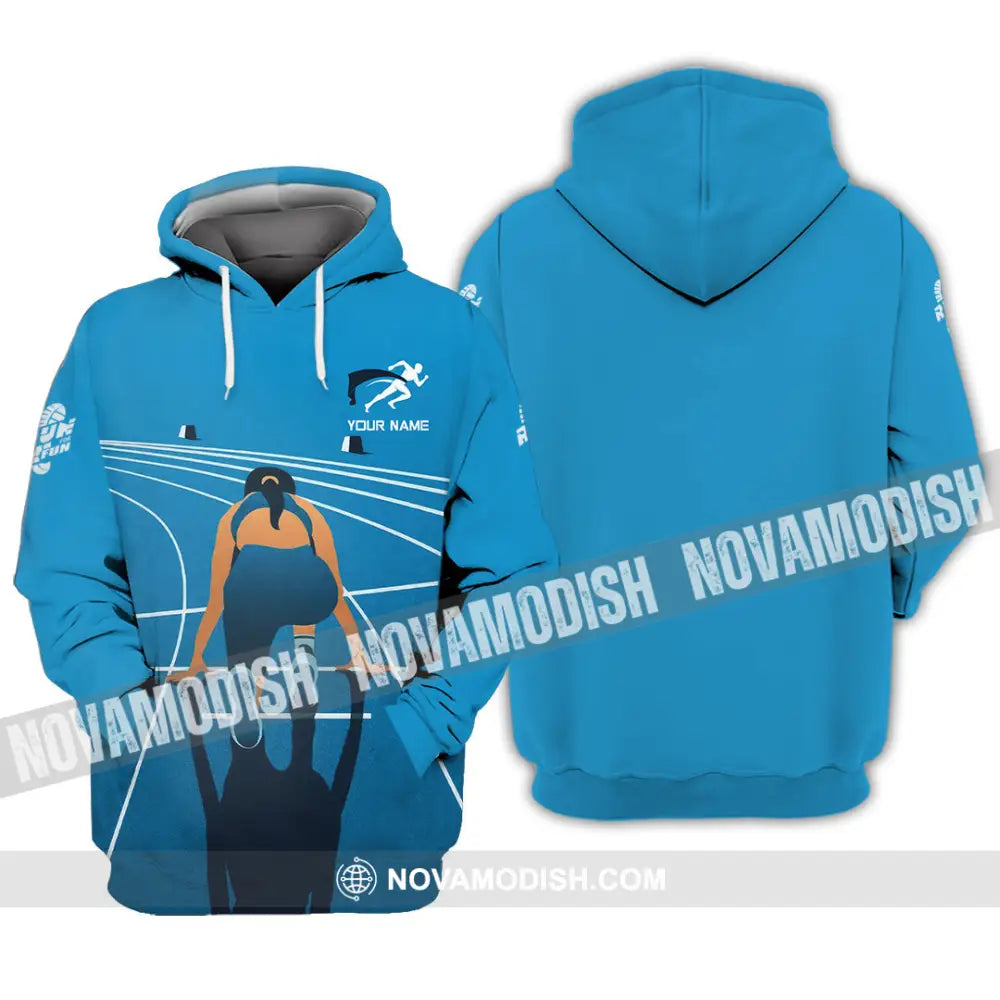 Unisex Shirt - Custom Love Running Sport Shirt Hoodie / S T-shirt