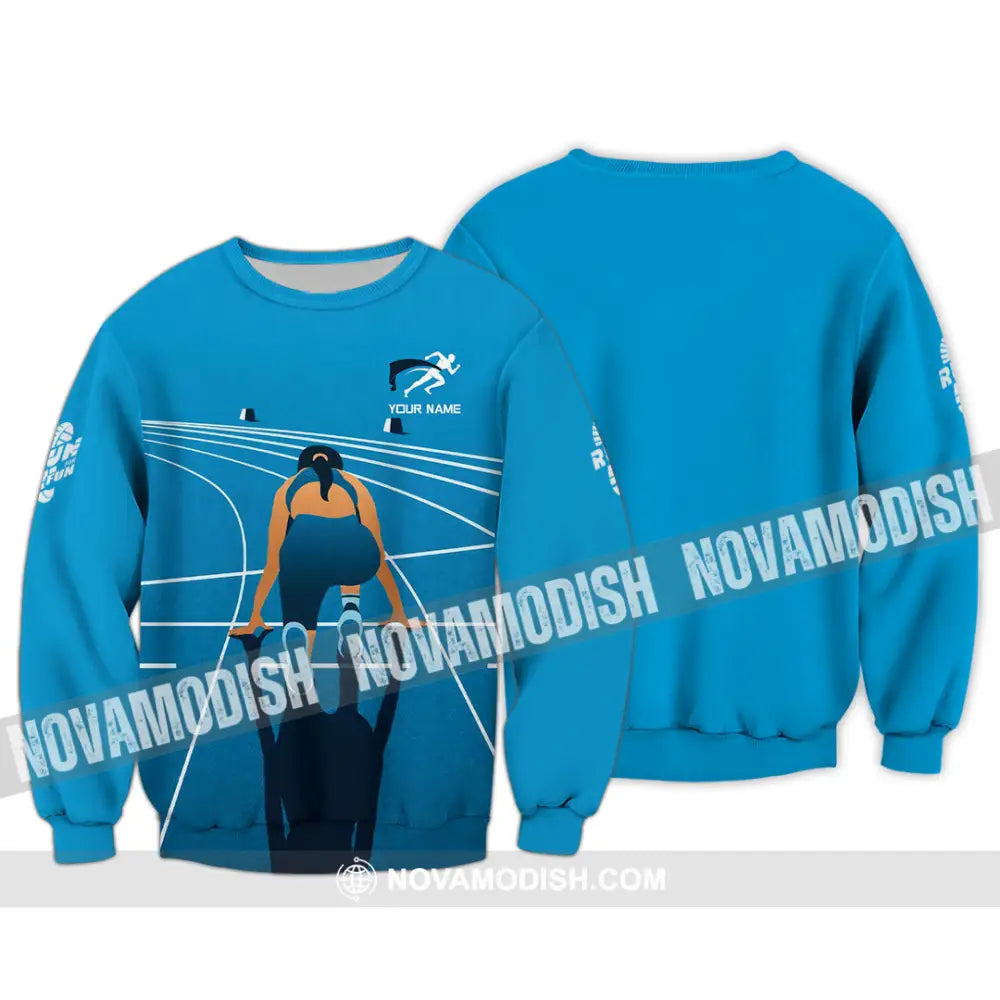 Unisex Shirt - Custom Love Running Sport Shirt Long Sleeve / S T-shirt