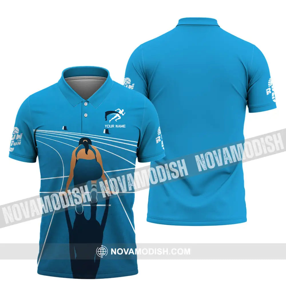 Unisex Shirt - Custom Love Running Sport Shirt Polo Shirt / S T-shirt