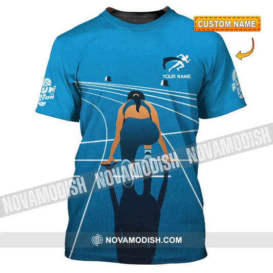 Unisex Shirt - Custom Love Running Sport Shirt T-shirt