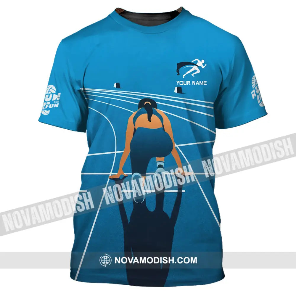 Unisex Shirt - Custom Love Running Sport Shirt T-Shirt / S T-shirt