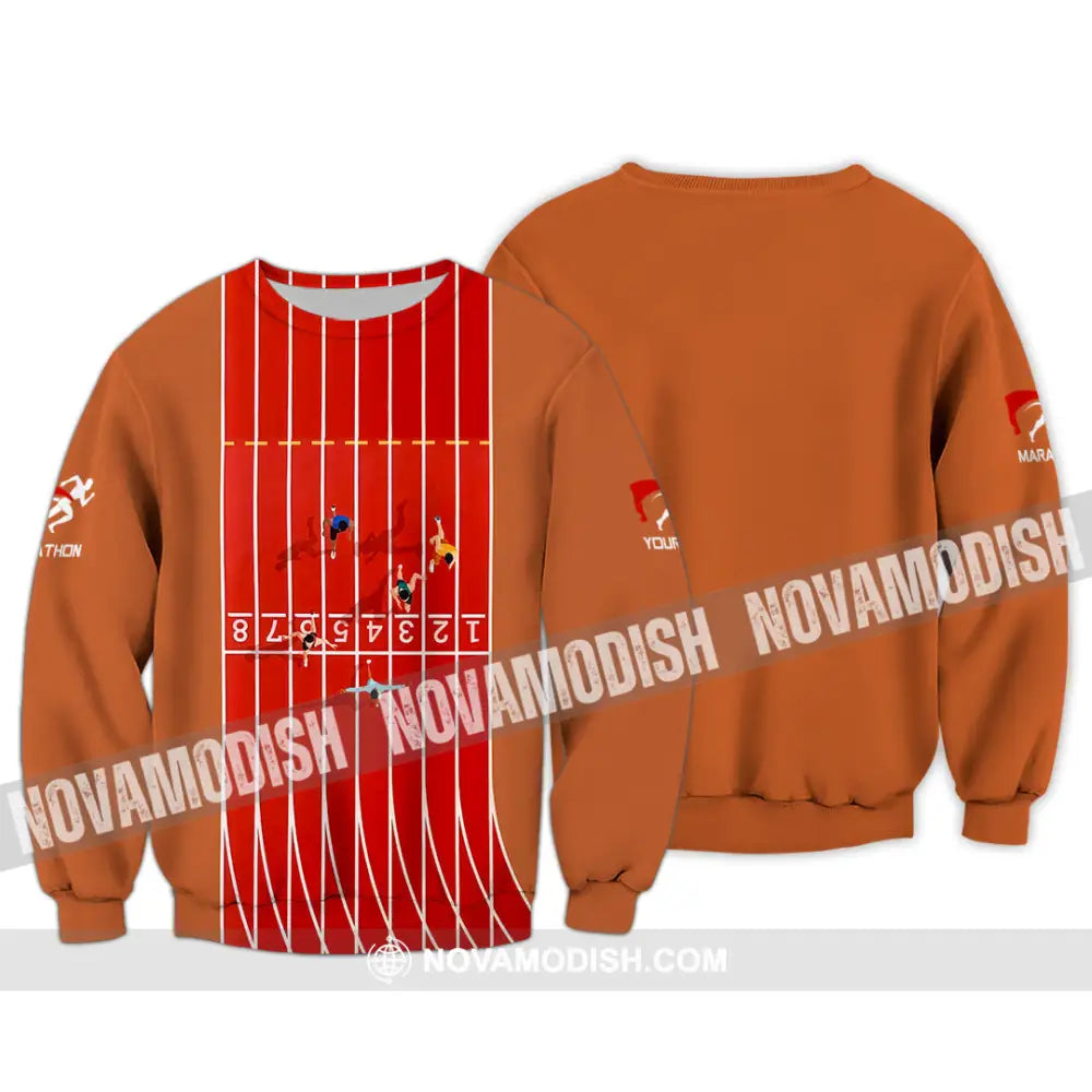 Unisex Shirt - Custom Marathon Running Lover Sport Shirt Long Sleeve / S T-shirt