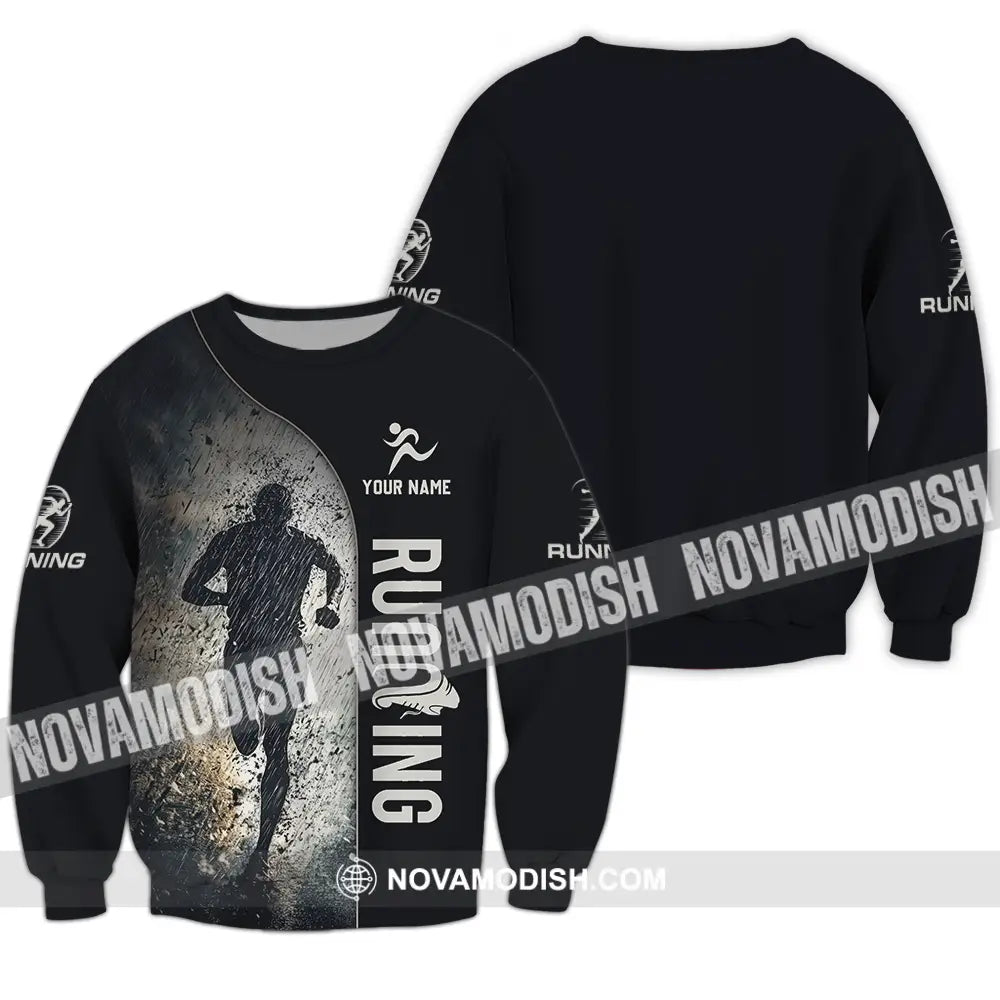 Unisex Shirt - Custom Marathon Running Lover Sport Shirt Long Sleeve / S T-shirt