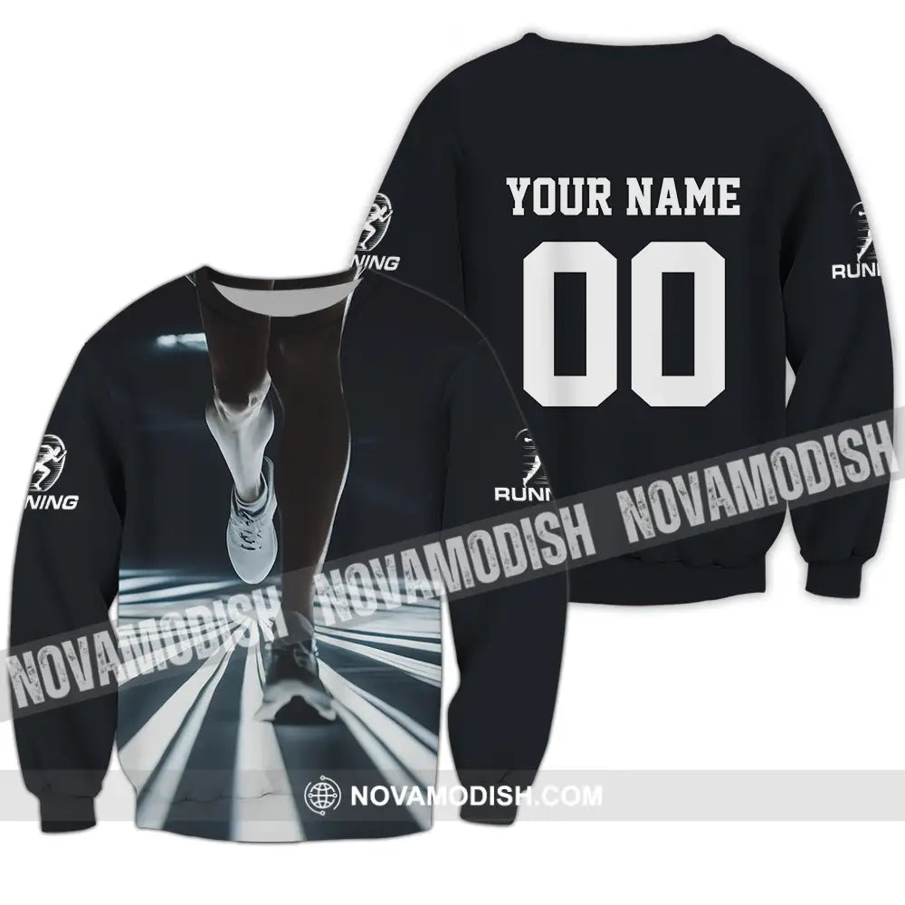 Unisex Shirt - Custom Marathon Running Lover Sport Shirt Long Sleeve / S T-shirt