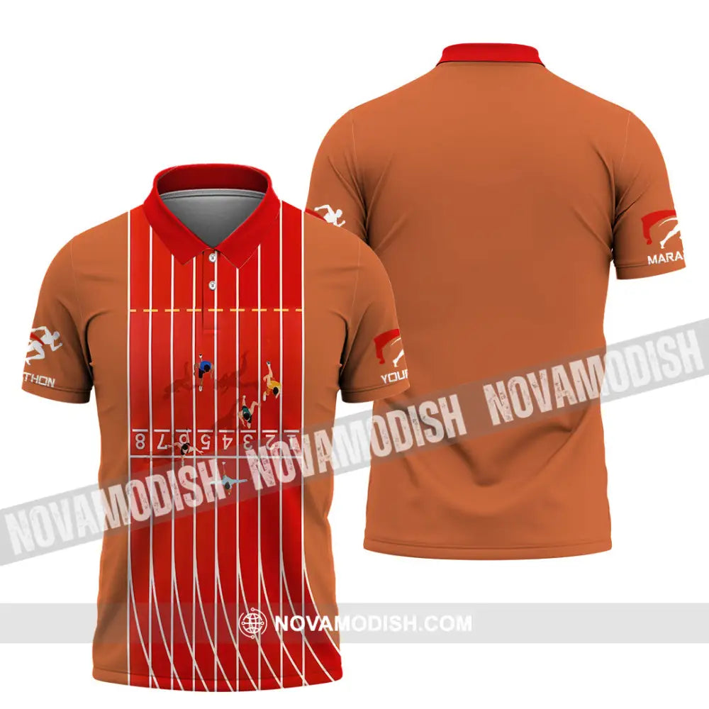 Unisex Shirt - Custom Marathon Running Lover Sport Shirt Polo Shirt / S T-shirt