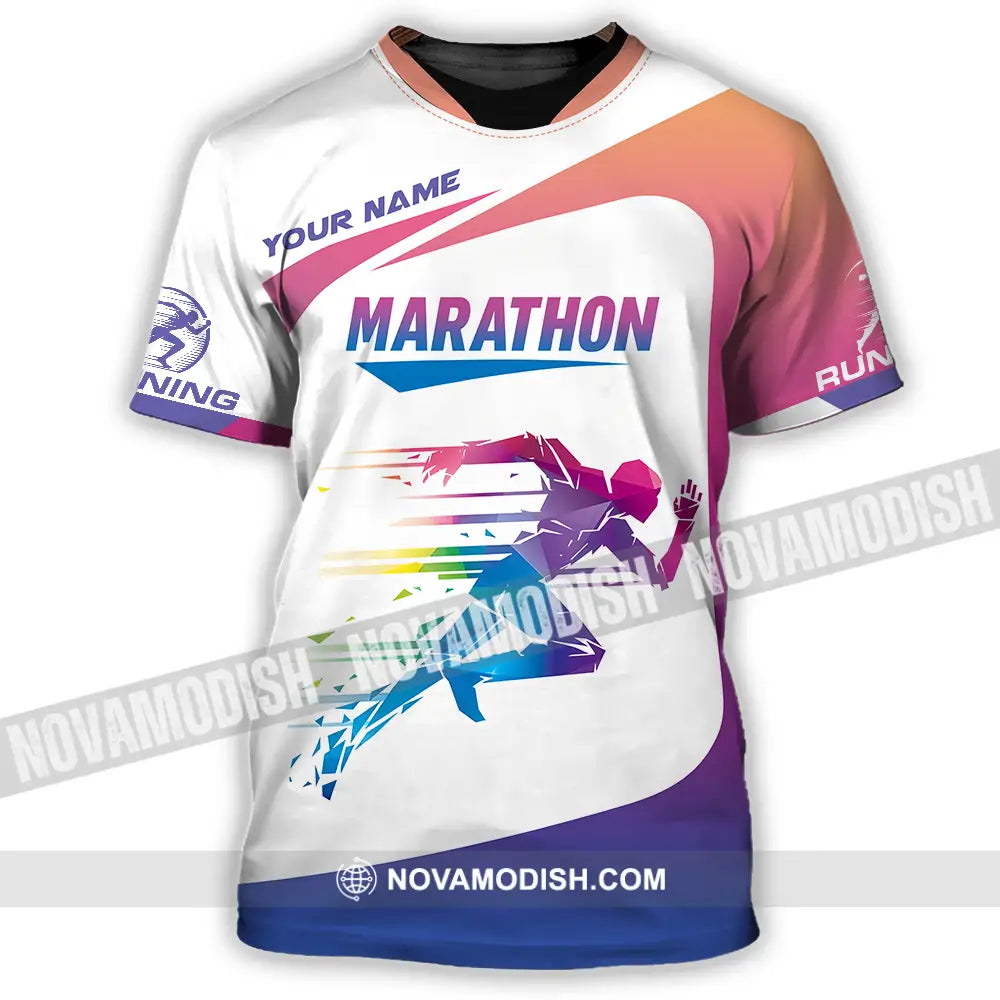 Unisex Shirt - Custom Marathon Running Lover Sport Shirt T-Shirt / S T-shirt