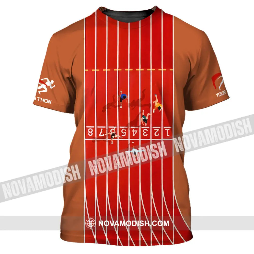 Unisex Shirt - Custom Marathon Running Lover Sport Shirt T-Shirt / S T-shirt