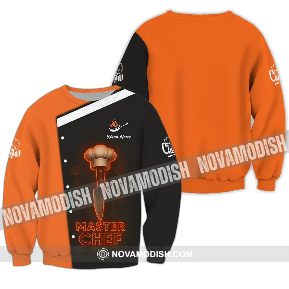 Unisex Shirt - Custom Master Chef Shirt Long Sleeve / S T-shirt