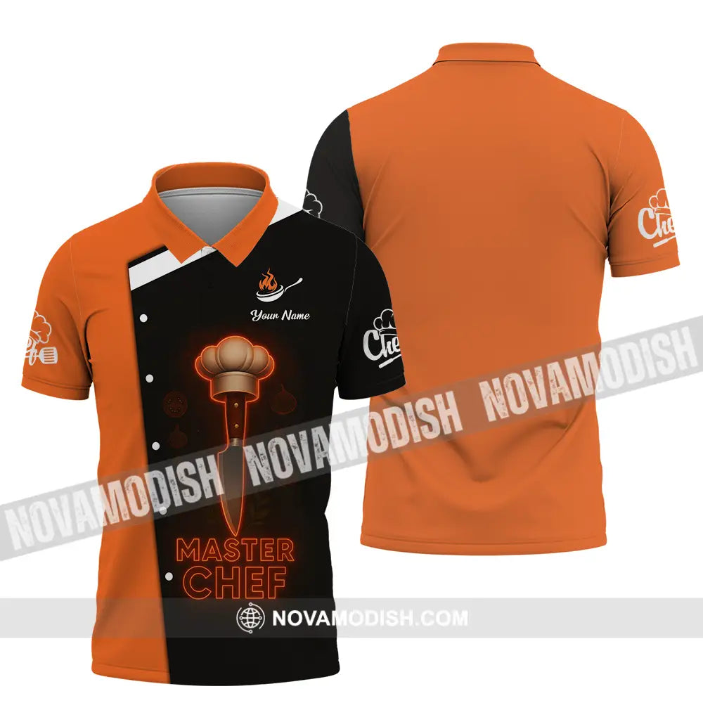 Unisex Shirt - Custom Master Chef Shirt Polo Shirt / S T-shirt