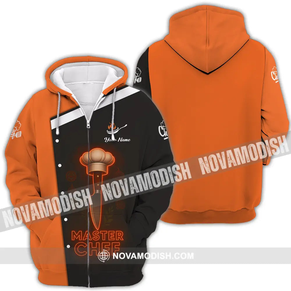 Unisex Shirt - Custom Master Chef Shirt Zipper Hoodie / S T-shirt