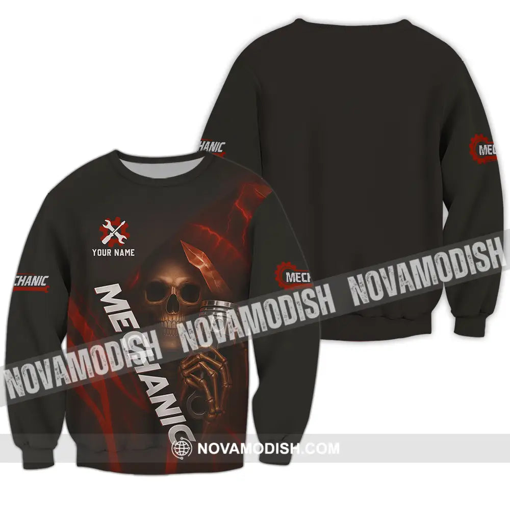Unisex Shirt - Custom Mechanic Shirt Long Sleeve / S T-shirt