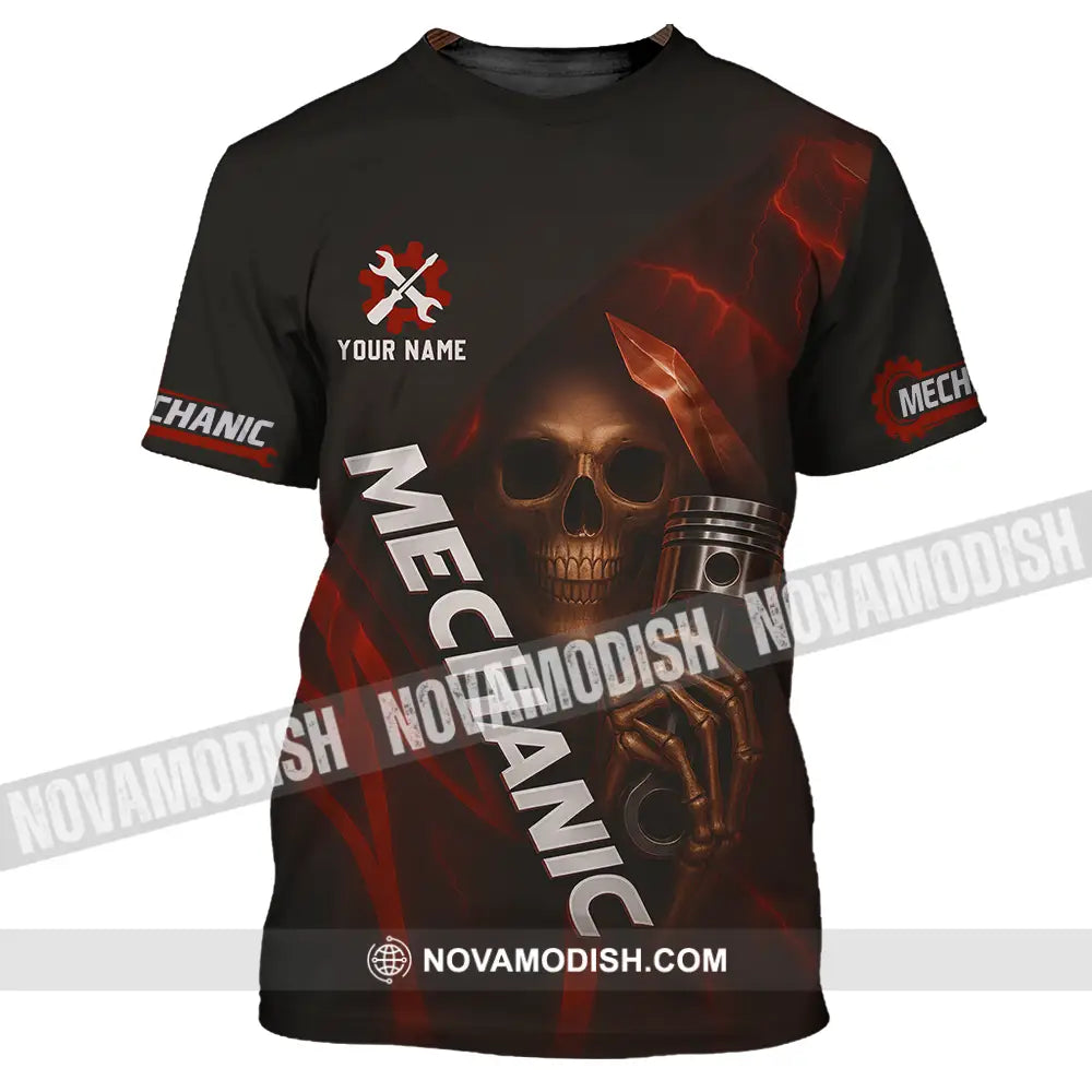 Unisex Shirt - Custom Mechanic Shirt T-Shirt / S T-shirt