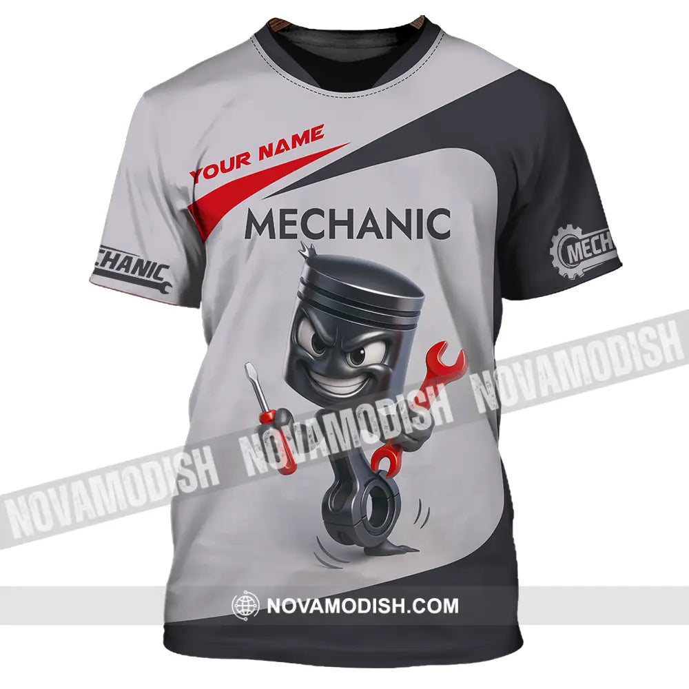 Unisex Shirt - Custom Mechanic Shirt T-Shirt / S T-shirt
