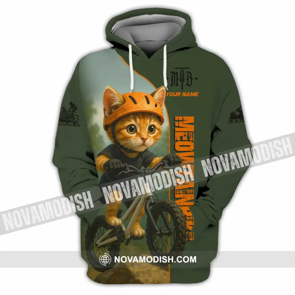 Unisex Shirt - Custom Meowtain Bike Shirt Hoodie / S T-shirt