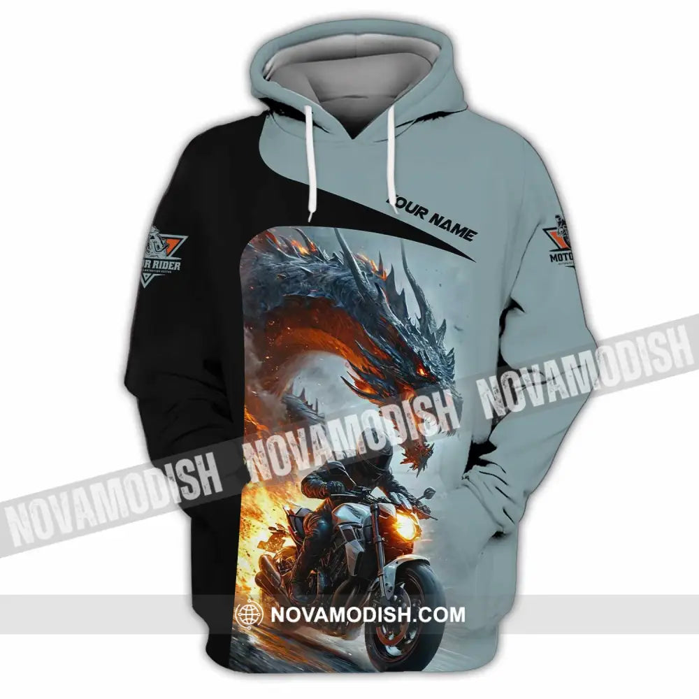 Unisex Shirt - Custom Moto Rider Shirt Hoodie / S T-shirt