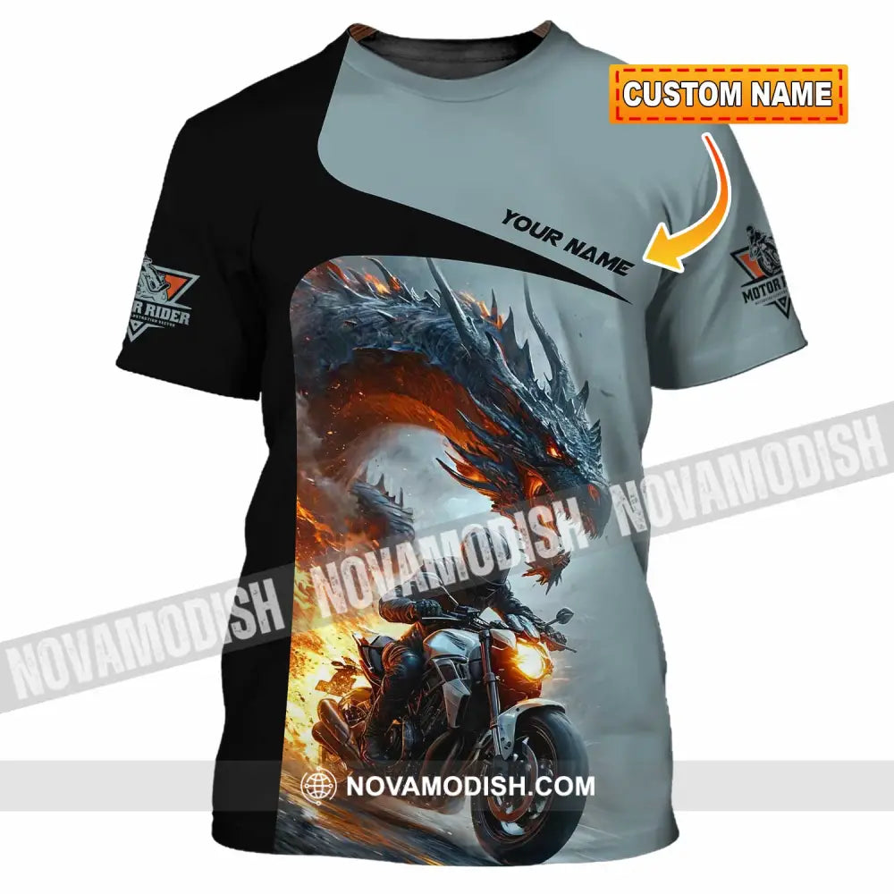 Unisex Shirt - Custom Moto Rider Shirt T-shirt