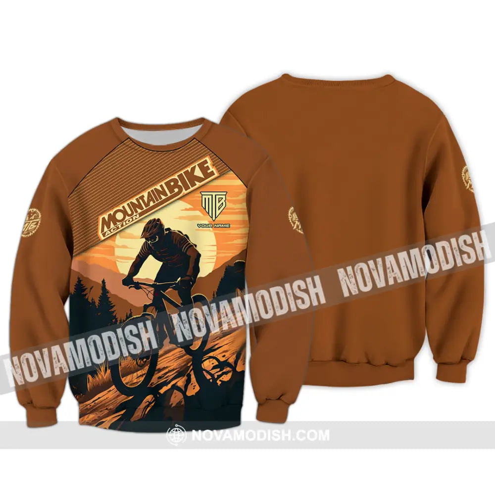 Unisex Shirt - Custom Mountain Bike Shirt Long Sleeve / S T-shirt