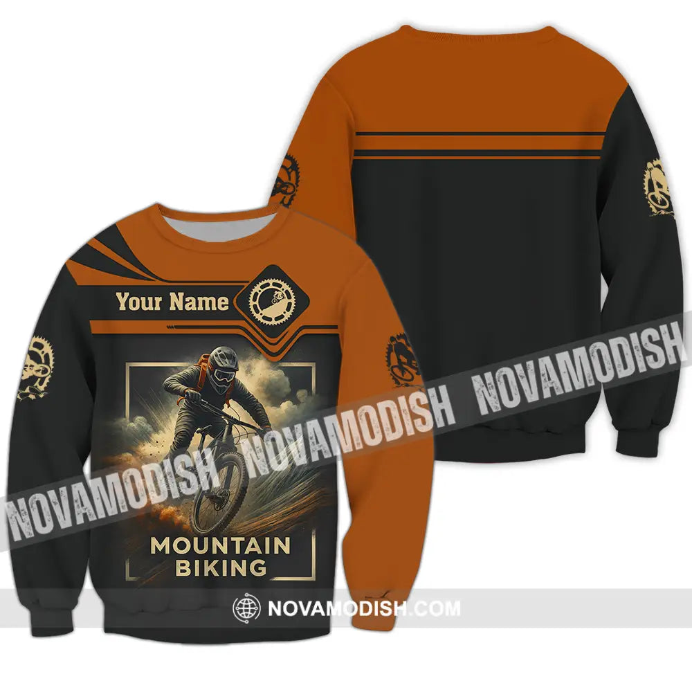 Unisex Shirt - Custom Mountain Bike Shirt Long Sleeve / S T-shirt