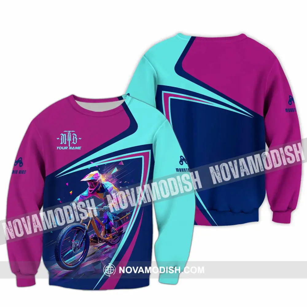 Unisex Shirt - Custom Mountain Bike Shirt Long Sleeve / S T-shirt