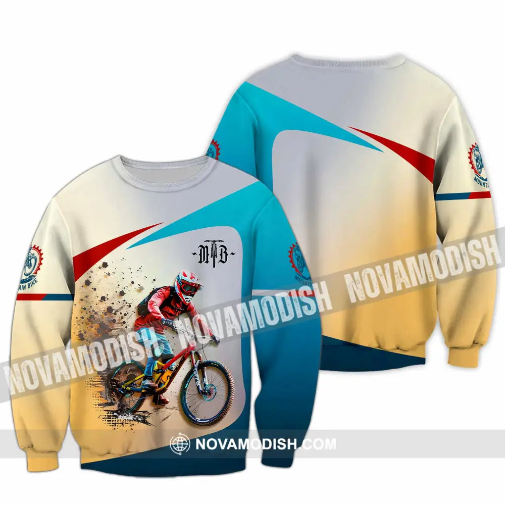 Unisex Shirt - Custom Mountain Bike MTB Shirt Long Sleeve / S T-shirt