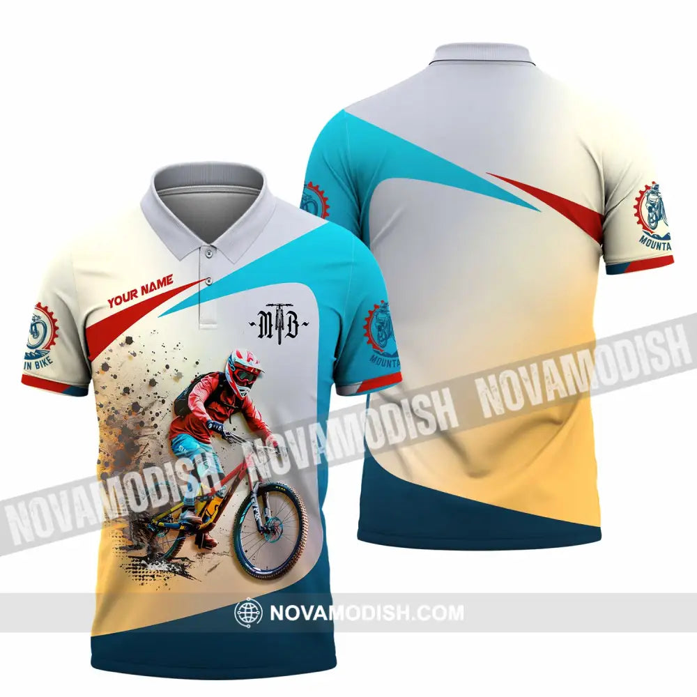 Unisex Shirt - Custom Mountain Bike MTB Shirt Polo Shirt / S T-shirt