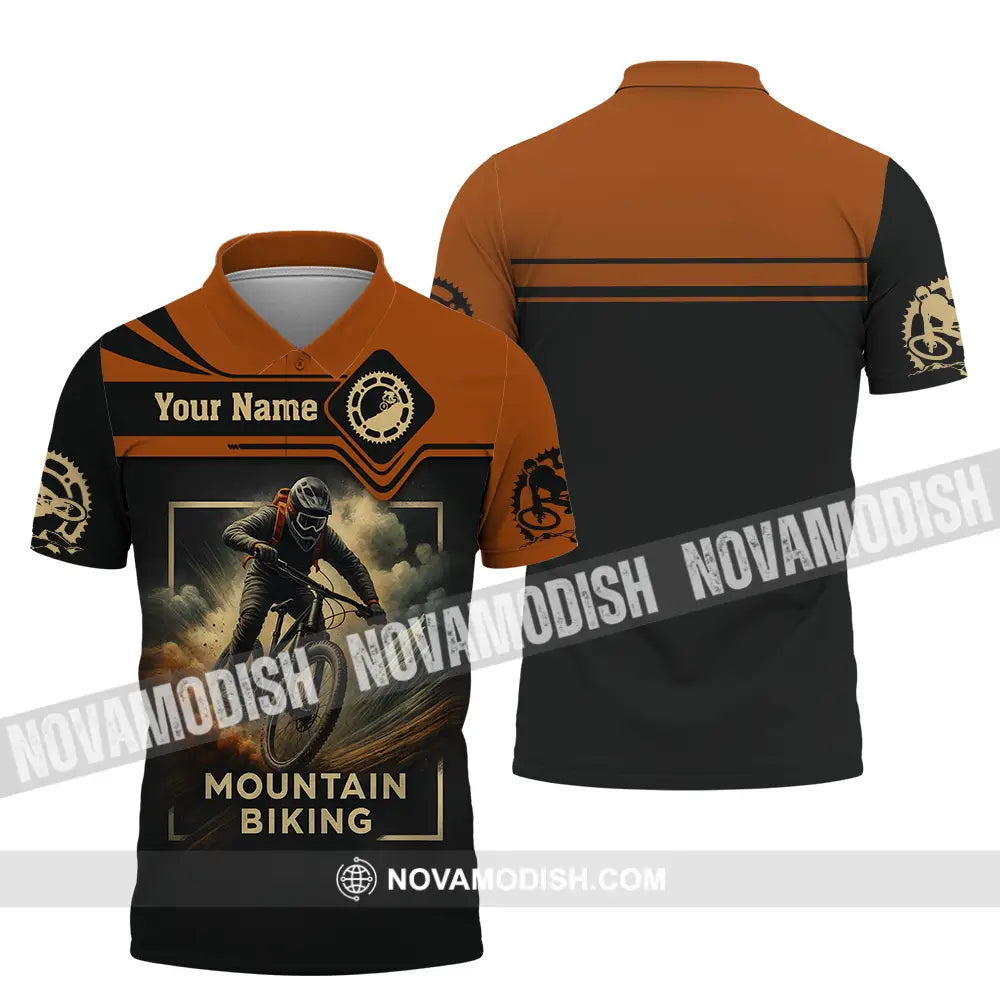 Unisex Shirt - Custom Mountain Bike Shirt Polo Shirt / S T-shirt