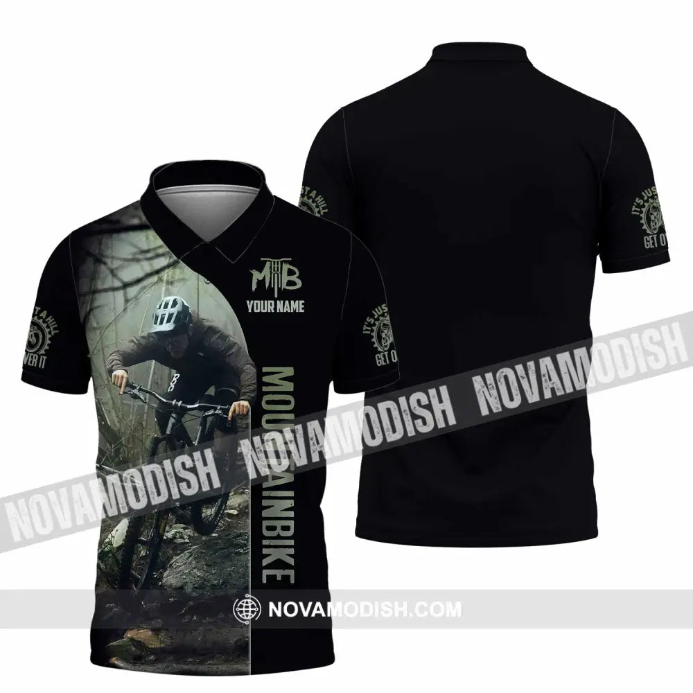 Unisex Shirt - Custom Mountain Bike Shirt Polo Shirt / S T-shirt