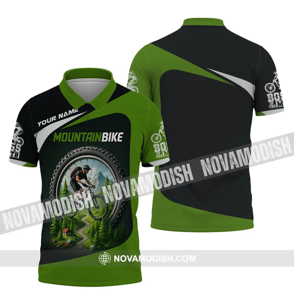 Unisex Shirt - Custom Mountain Bike Shirt Polo Shirt / S T-shirt