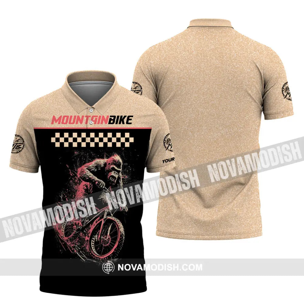 Unisex Shirt - Custom Mountain Bike Shirt Polo Shirt / S T-shirt