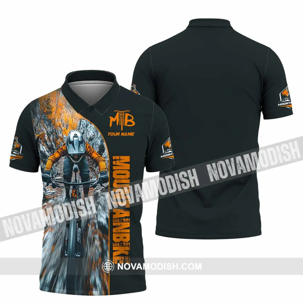 Unisex Shirt - Custom Mountain Bike Shirt Polo Shirt / S T-shirt