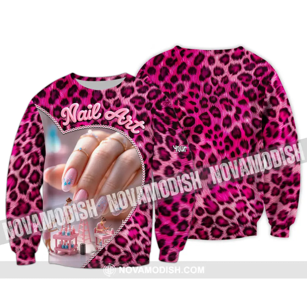 Unisex Shirt - Custom Nails Artist Shirt Long Sleeve / S T-shirt