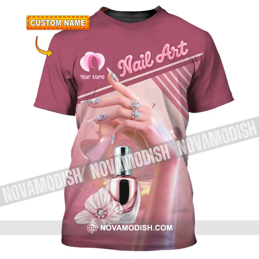 Unisex Shirt - Custom Nails Artist Shirt T-shirt