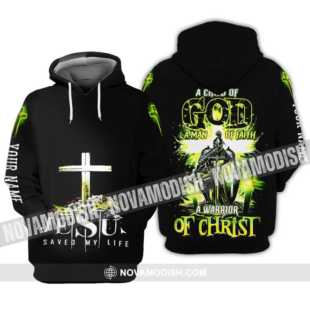 Unisex Shirt - Custom Name A Child Of God Shirt Hoodie / S T-shirt